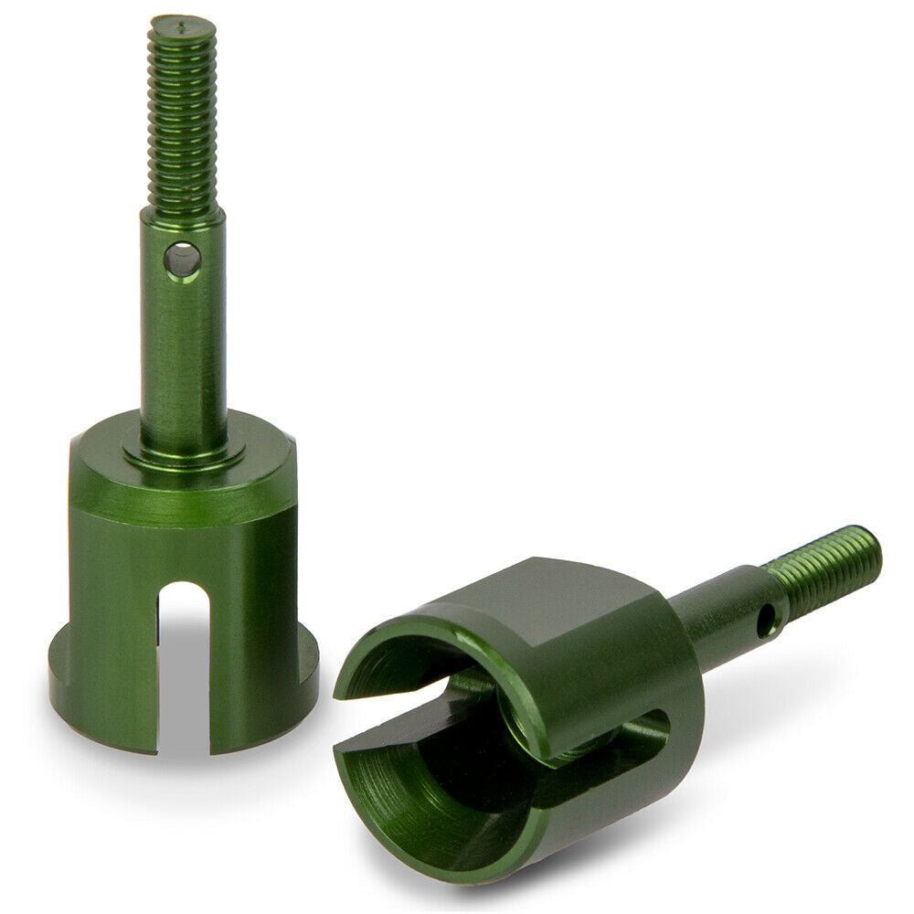 Wheel Axle Replacement GREEN Aluminium For Tamiya TT01 TT02